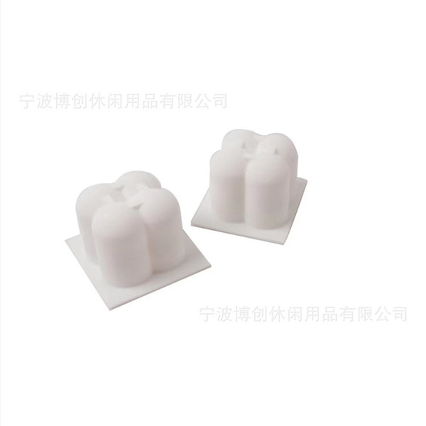 DIY Magic Ball Aromatherapy Candle Mold Creative Baking Mousse Cake Mold 6 Rubik's Cube Silicone Cake Mold